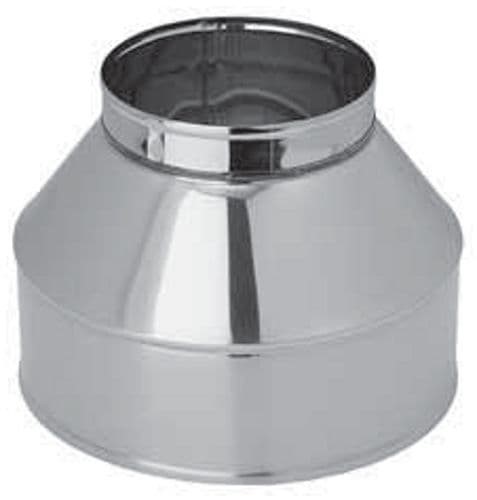 Оголовок без зонта, ф 100х160, AISI 430/Оц, 0,5мм/0,5мм, (К)